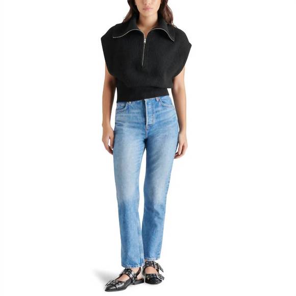 NEW STEVE MADDEN easton sweater in black - Picture 2 of 3